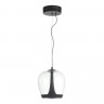 Светильник подвесной ST Luce Черный/Прозрачный, Черный LED 1*17W 3000K        SL6014.423.01