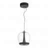 Светильник подвесной ST Luce Черный/Прозрачный, Черный LED 1*17W 3000K        SL6014.423.01
