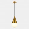 Светильник подвесной EVOLUCE Золотистый/Белый E27 1*40W           SLE1197-203-01