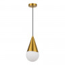 Светильник подвесной EVOLUCE Золотистый/Белый E27 1*40W           SLE1197-203-01