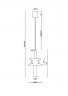 Подвесной светильник Maytoni MOD255PL-01B2