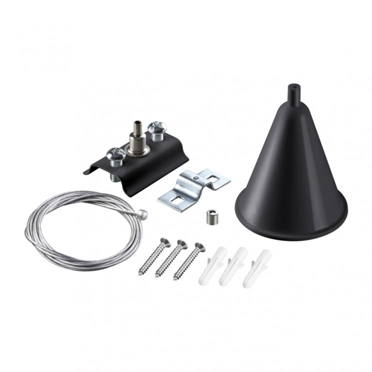 Подвесной комплект с 2-х метровым тросом для однофазного двухжильного шинопровода NOVOTECH PORT 135152