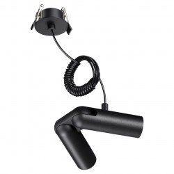 База встраиваемая для ввода питания с гибким угловым соединителем «L» и проводом-подвесом (длина про Novotech 359386 KONST