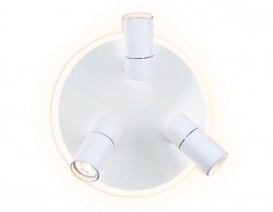 Светодиодный светильник Ambrella light Wall FW261 FW261/3 SWH белый песок LED 4200K 16W+3W*3 D280*120