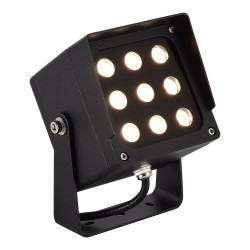 Ландшафтный светильник ST Luce Glare SL9520.415.01 18 Вт 3000K / 4000K / 6500K Н16 см 14,4х11 см черный