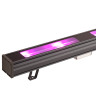 Напольный переносной светильник ODEON LIGHT 7186/80FL черный/прозрачный/стекло/металл IP65 LED 80W RGBW 90° 220V WATERFALL Длина 100 см Ширина 9 см