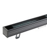 Напольный переносной светильник ODEON LIGHT 7186/80FL черный/прозрачный/стекло/металл IP65 LED 80W RGBW 90° 220V WATERFALL Длина 100 см Ширина 9 см