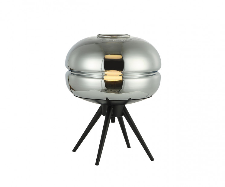 Kink Light 07706-T,19(16) Настольная лампа Омер черный/серый d30 h36 E27 1*40W