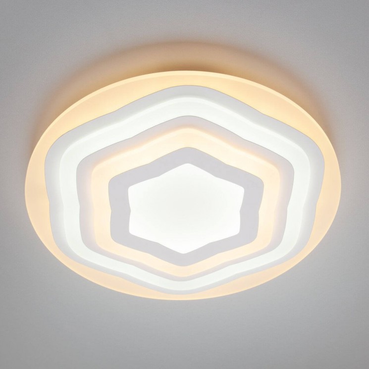 Потолочный светильник Eurosvet 90117/1 белый Siluet