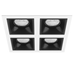 Комплект из светильников и рамки DOMINO  Lightstar D54607070707