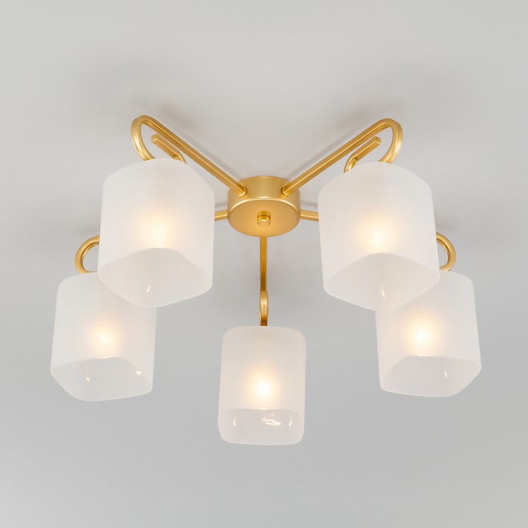 Потолочный светильник Eurosvet Camila 30143/5 латунь