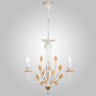 Подвесной светильник  Eurosvet Flora 60023/3 белый с золотом