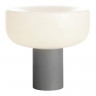 Прикроватная лампа ST Luce Серый/Молочный E27 1*40W          SL6014.504.01