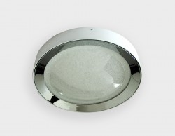 Управляемый светильник Ambrella light FS1212 WH/CH 64W+23W D500 ORBITAL CRYSTAL SAND