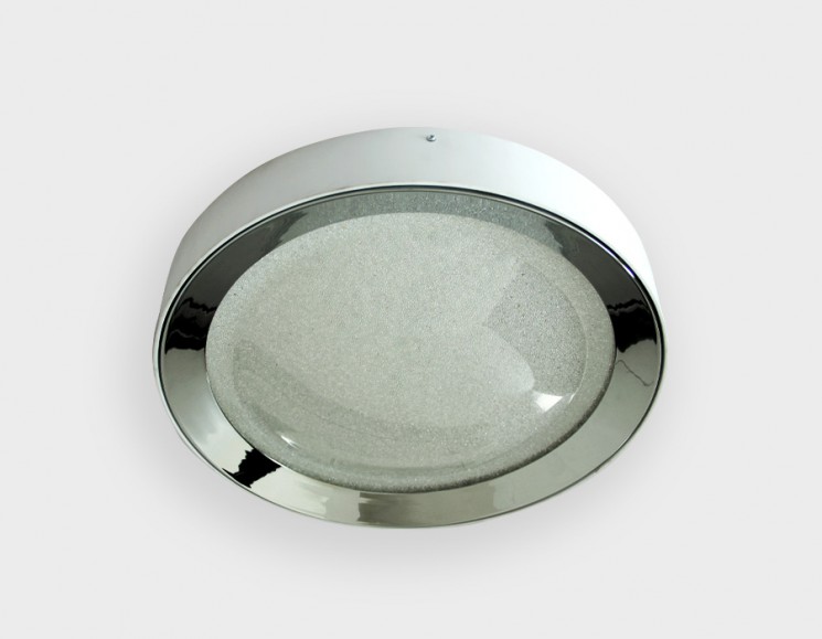 Управляемый светильник Ambrella light FS1212 WH/CH 64W+23W D500 ORBITAL CRYSTAL SAND