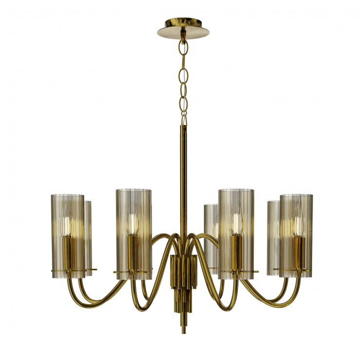 Светильник подвесной ST Luce латунь/коньячный E14 8*40W          SL2005.303.08