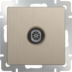 ТВ-розетка оконечная Werkel W1183010 (WL10-TV шампань рифленый)