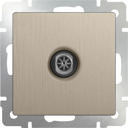 ТВ-розетка оконечная Werkel W1183010 (WL10-TV шампань рифленый)