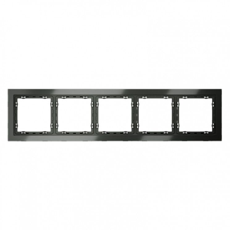 Рамка 5 постов VOLTUM VLS110506 титан