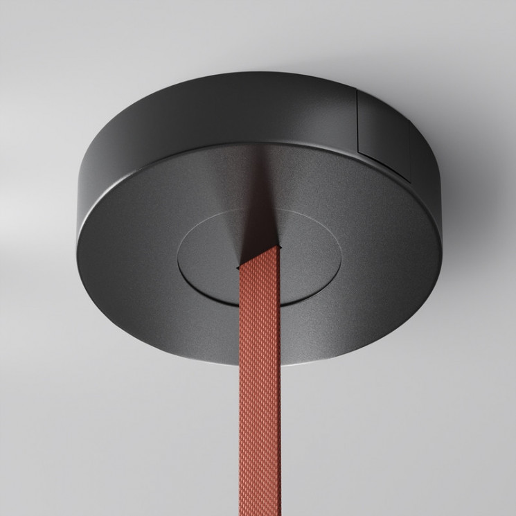 Потолочная чаша Maytoni Technical Parity накладная с коннектором питания черная комплект TRA130SC-1B