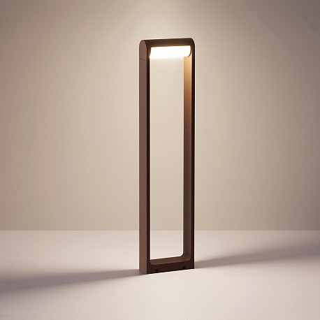 Ландшафтный светильник ODEON LIGHT 7118/12GLA коричневый/металл IP65 LED 12W 800Лм 3000K 220~240V 115° TWINSET Ширина 17,6 см Высота 80 см 