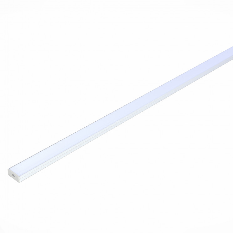 Накладной алюминиевый профиль с рассеивателем(к-т: 2 загл.+4 креп.Скобы) ST-Luce  ST017.129.08