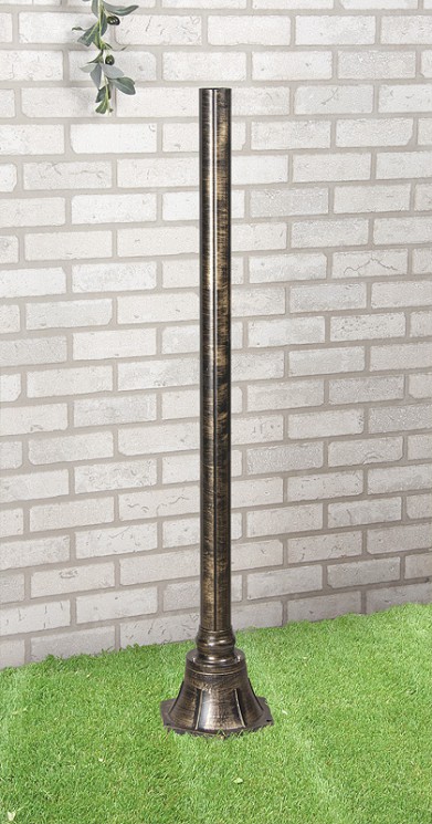 Столб для светильника Type-F 120см черное золото