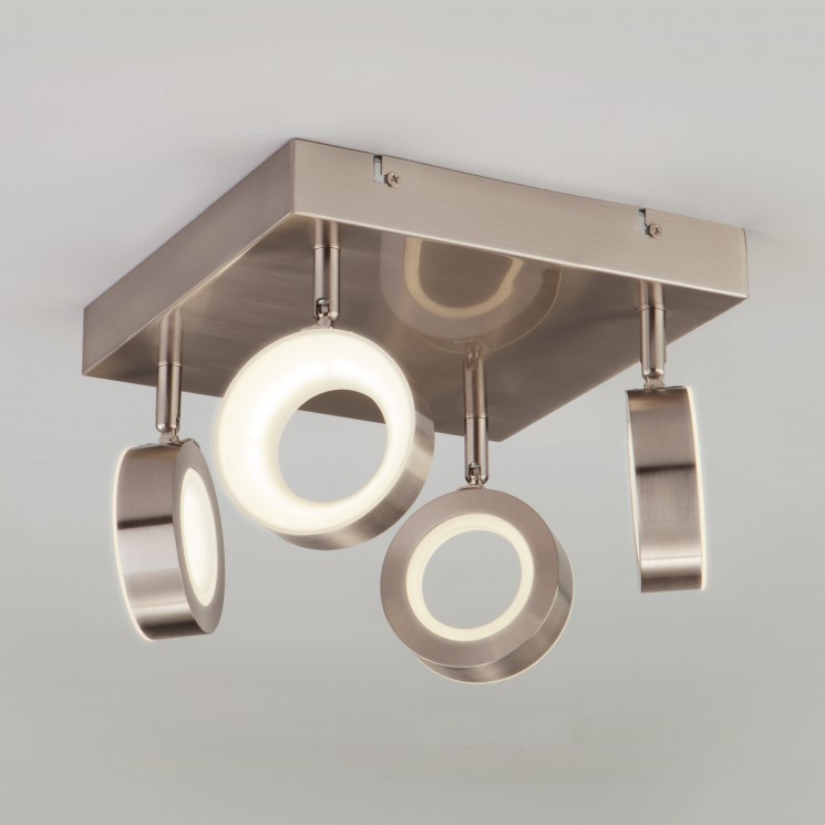 Потолочный светильник Eurosvet 20065/4 сатин-никель Frisco