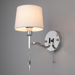 Светильник настенный Eurosvet Madera 10093/1 хром/прозрачный хрусталь Strotskis