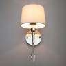 Светильник настенный Eurosvet Madera 10093/1 хром/прозрачный хрусталь Strotskis