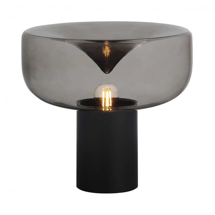 Прикроватная лампа ST Luce Черный/Дымчатый E27 1*40W          SL6014.404.01