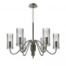 Светильник подвесной ST Luce никиль/прозрачный E14 6*40W          SL2005.103.06