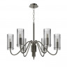 Светильник подвесной ST Luce никиль/прозрачный E14 6*40W          SL2005.103.06