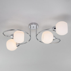 Люстра на штанге Eurosvet 30136/4 хром TULIA