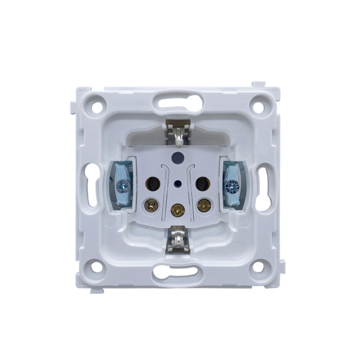 Механизм розетки Donel Schuko с заземлением 16А 250 В~ на винтах, серия DA DA18800