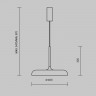 Подвесной светильник Maytoni MOD189PL-L18W3K1 Gerhard