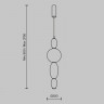 Подвесной светильник Maytoni MOD297PL-L12BS3K Adore
