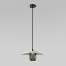 Подвесной светильник Eurosvet 50259/1 белый/дымчатый Kamari