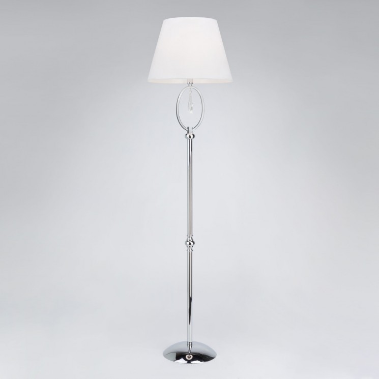 Напольный светильник  Eurosvet Madera 01056/1 хром/прозрачный хрусталь Strotskis