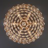 Потолочный светильник  Eurosvet Malvina 3649/6 золото/прозрачный хрусталь  Strotskis