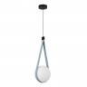 Светильник подвесной ST Luce Черный, Голубой/Белый E27 1*60W         SL2002.423.01