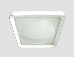Управляемый светильник Ambrella light FS1216 WH/CH 72W+29W D500*500 ORBITAL CRYSTAL SAND