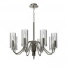 Светильник подвесной ST Luce никиль/прозрачный E14 8*40W          SL2005.103.08