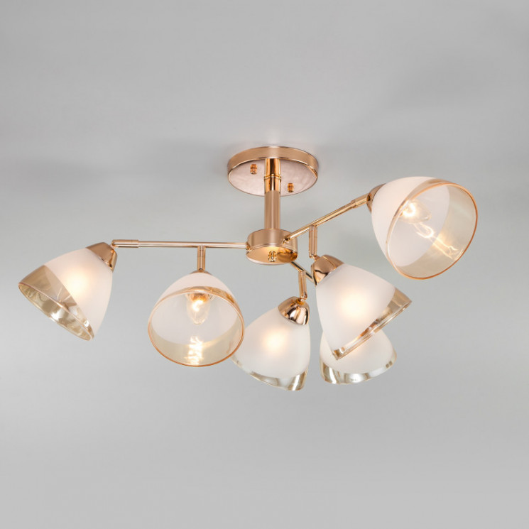 Люстра на штанге Eurosvet 30126/6 золото Paola