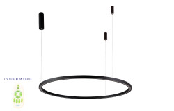 Люстра Crystal Lux FORTUNA SP88W LED D1000 BLACK