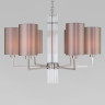 Подвесная люстра Eurosvet 60134/6 никель Soffio