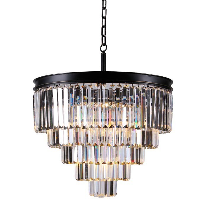 Люстра NEWPORT 31109/S black+gold