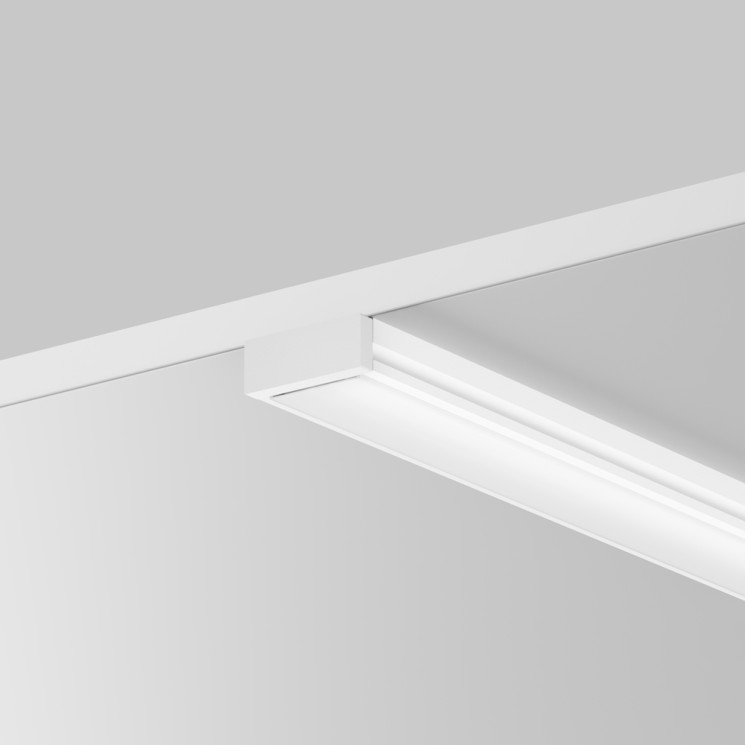 Алюминиевый профиль накладной Maytoni 15x6 (Белый, 2 м), ALM-001-W-2M 631004