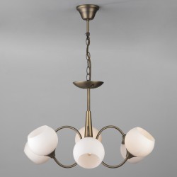 Подвесной светильник Eurosvet 60071/6 античная бронза Nola